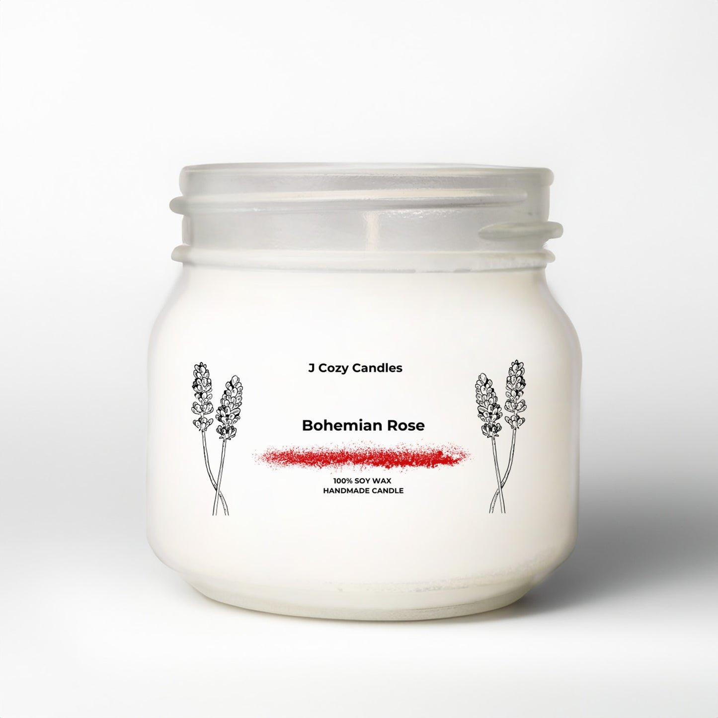 Bohemian Rose Candle