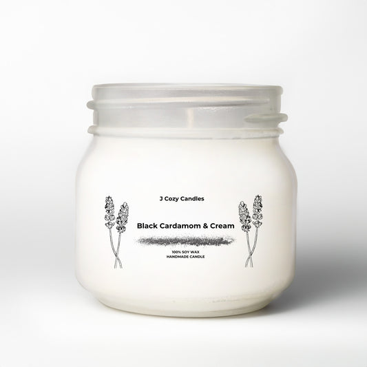 Black Cardamom & Cream Candle