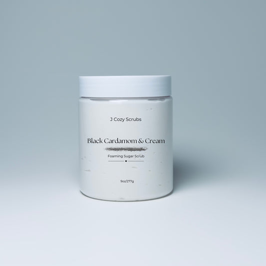 Black Cardamom & Cream Scrub