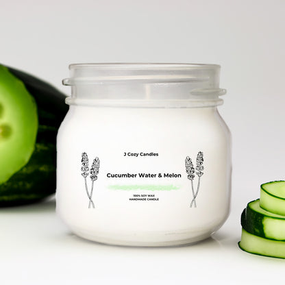 Cucumber Water & Melon Candle