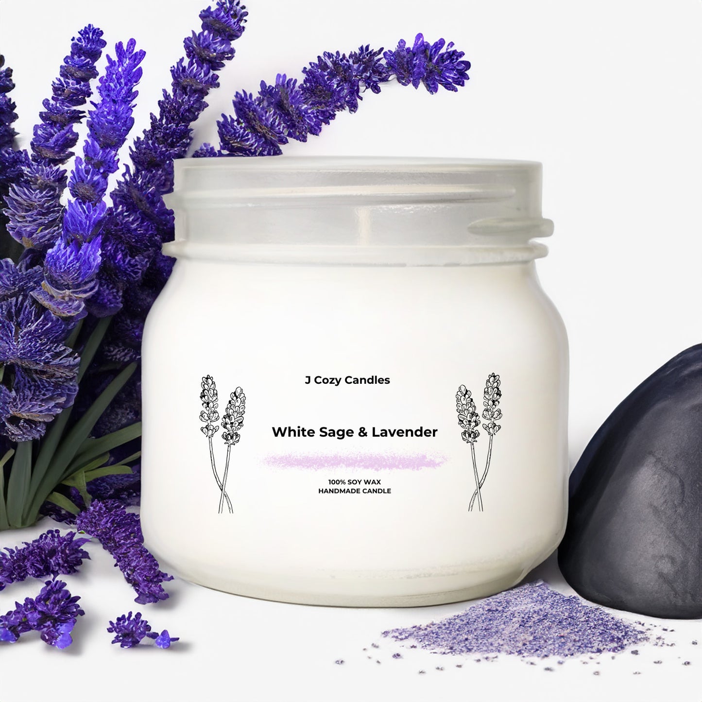 White Sage & Lavender Candle